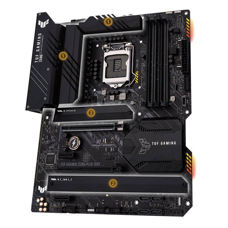 مادربرد ایسوس TUF Z590 Plus WiFi DDR4