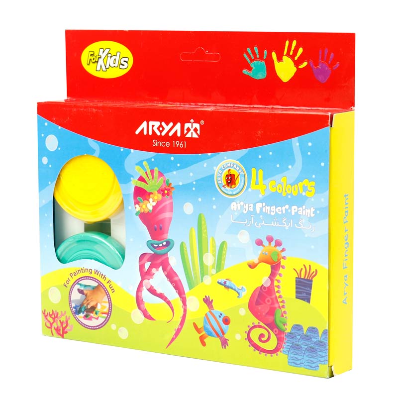 رنگ انگشتی 4 رنگ آریا Arya 7005