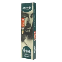 مداد طراحی آریا Arya Artist 3505 6B بسته 12 عددی
