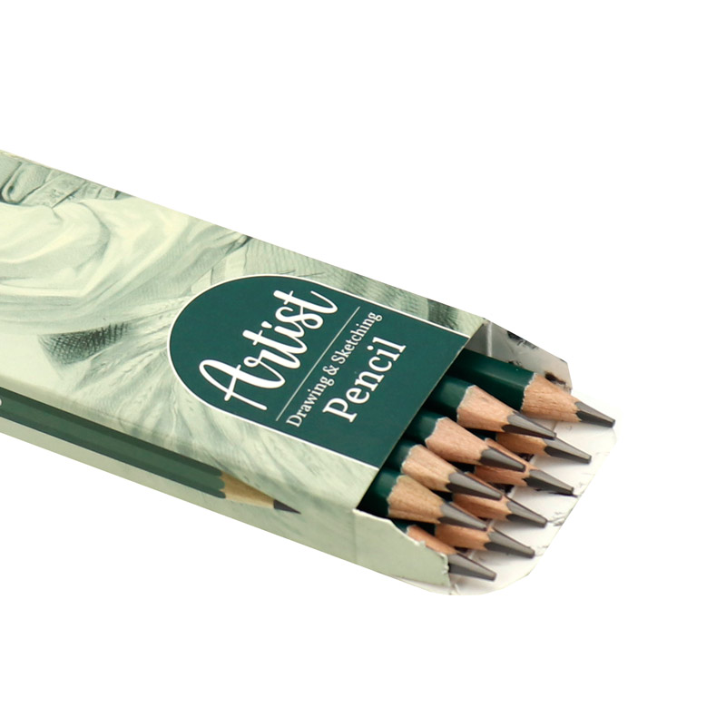 مداد طراحی آریا Arya Artist 3507 8B بسته 12 عددی