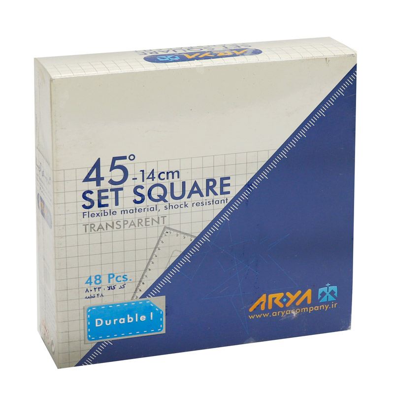 گونیا 45 درجه آریا Arya 8033 بسته 48 عددی