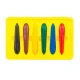 مداد شمعی 6 رنگ آریا Arya Crayons 2051