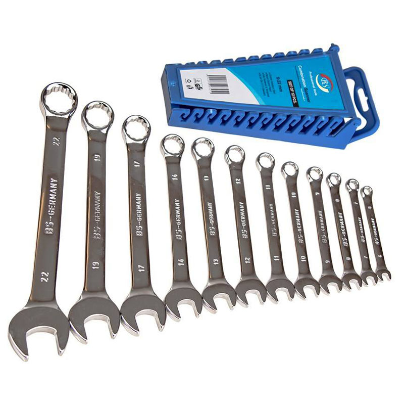 آچار رینگی بی اس BS 6-22mm بسته 12 عددی
