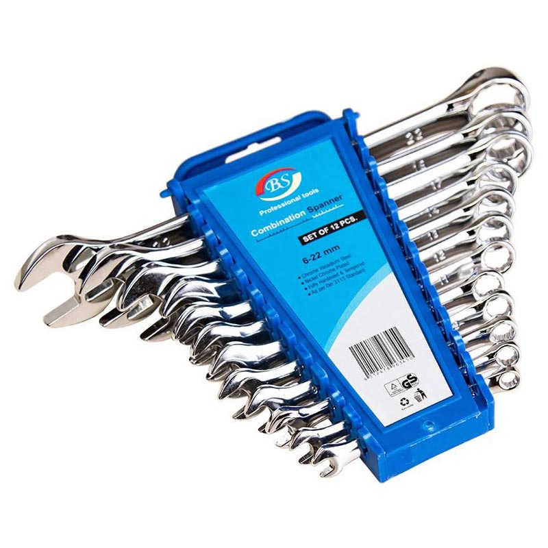 آچار رینگی بی اس BS 6-22mm بسته 12 عددی