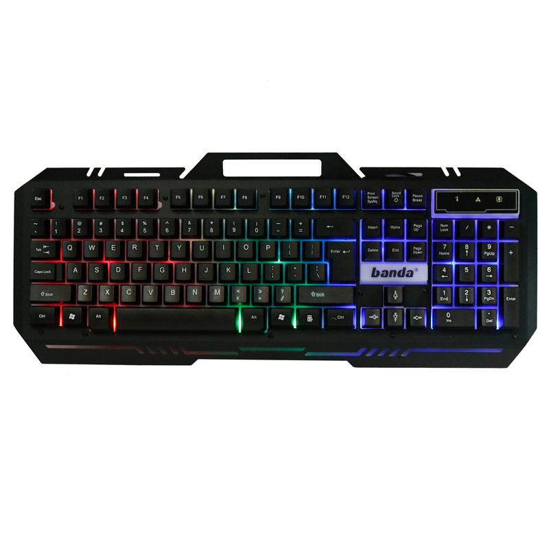 کیبورد و موس گیمینگ باندا KM-77 RGB