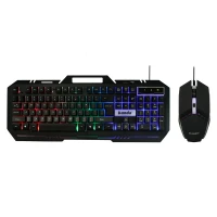 کیبورد و موس گیمینگ باندا KM-77 RGB