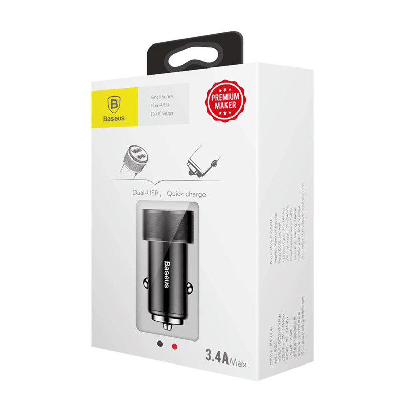 شارژر فندکی فست شارژ Baseus CAXLD-C 3.4A