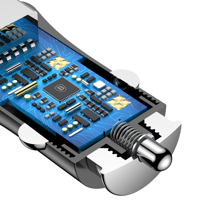 شارژر فندکی فست شارژ Baseus CCALL-GB 4.8A