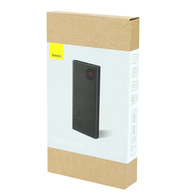 پاوربانک فست شارژ 10000 باسئوس Baseus Adaman Metal PPIMDA-B QC3 PD3 22.5W