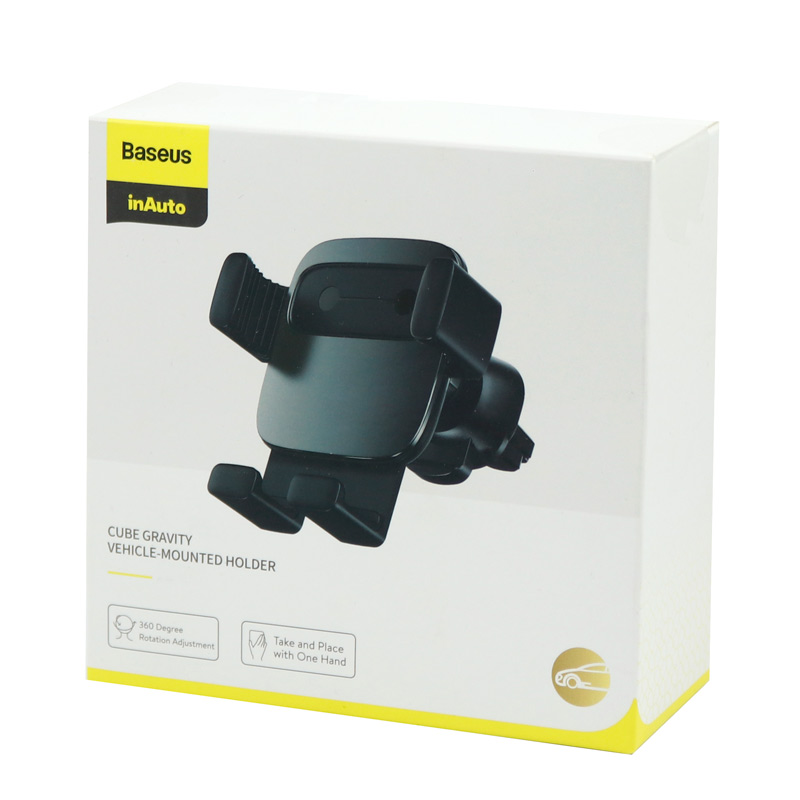 هولدر دریچه ای گیره ای Baseus Cube Gravity Vehicle-Mounted SUYL-FK