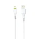 کابل آیفونی فست شارژ CAZA X02 Pro 6A 1m