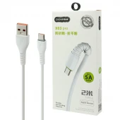 کابل فست شارژ CAZA X03 Pro 5A Type-C 1m
