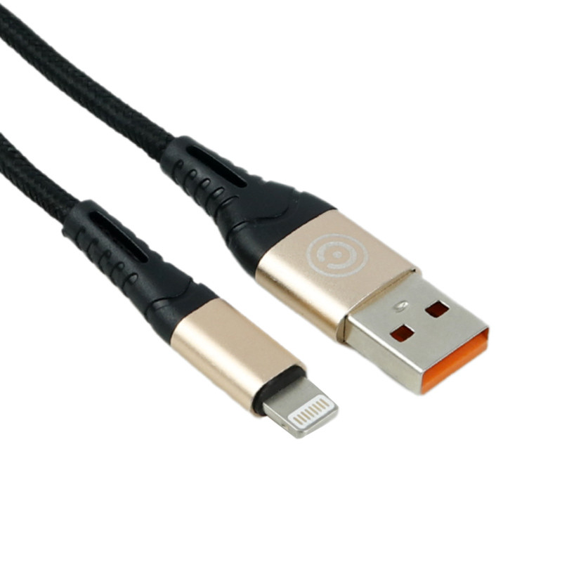 کابل آیفونی فست شارژ CAZA X09 Pro 6A QC3.0 1m
