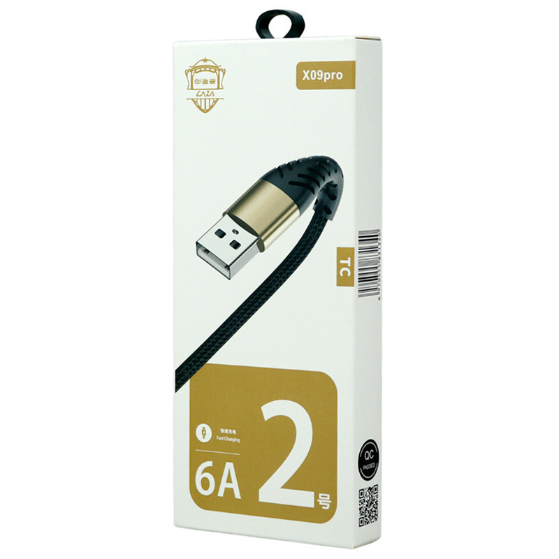 کابل تایپ سی فست شارژ CAZA X09 Pro 6A 1m
