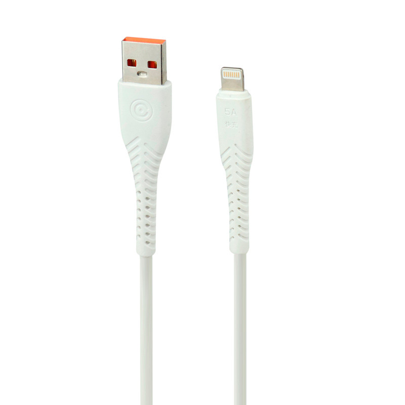 کابل آیفونی فست شارژ CAZA X23 5A 1m