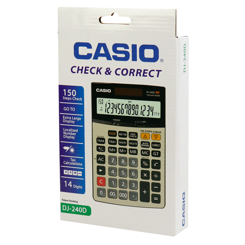ماشین حساب کاسیو Casio DJ-240D