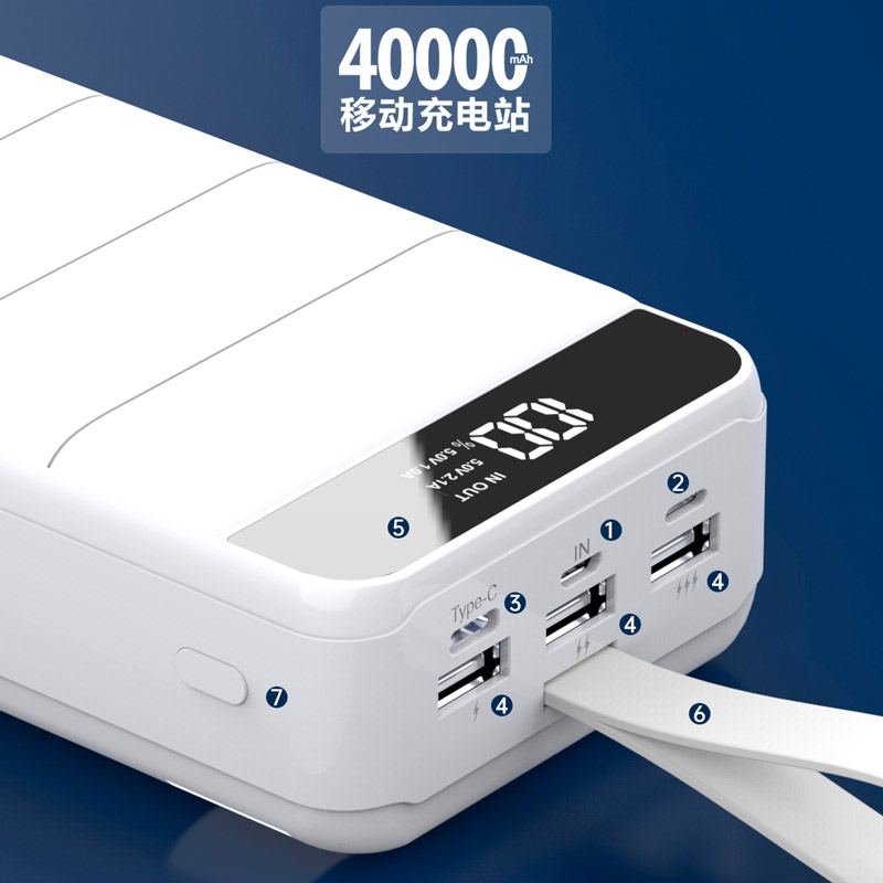پاوربانک 40000 کی زا Caza N40