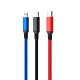کابل 3 سر فست شارژ Caza X10 Pro 5A 1.2m
