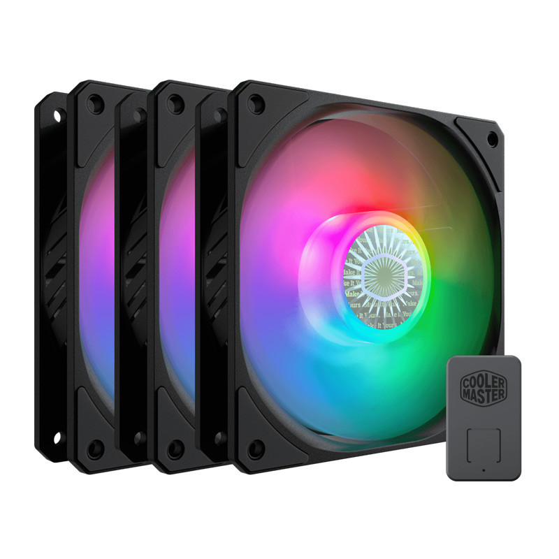 فن کیس کولر مستر 12*12 Cooler Master SICKLEFLOW 120 ARGB بسته 3 عددی