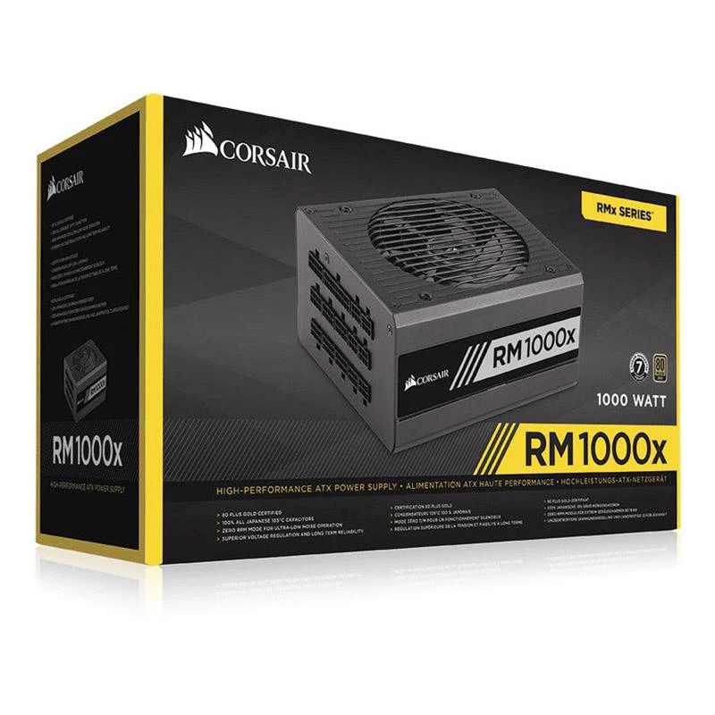 پاور ماژولار 1000 وات کورسیر Corsair RM1000X Gold