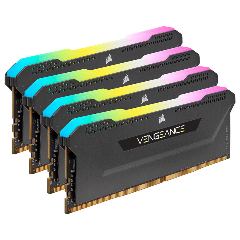 رم کامپیوتر Corsair Vengeance RGB Pro SL DDR4 64GB 3600MHz CL16 Quad