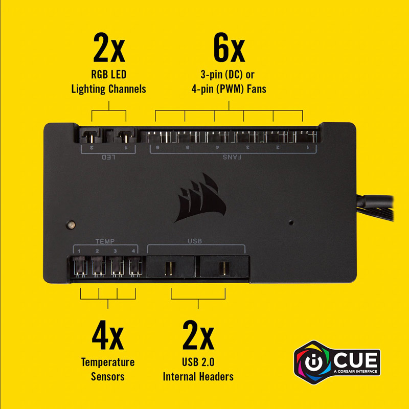 کنترل کننده هوشمند فن کورسیر Corsair iCUE Commander PRO