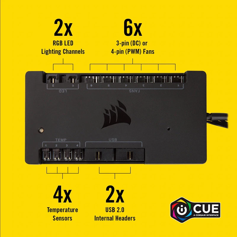 کنترل کننده هوشمند فن کورسیر Corsair iCUE Commander PRO