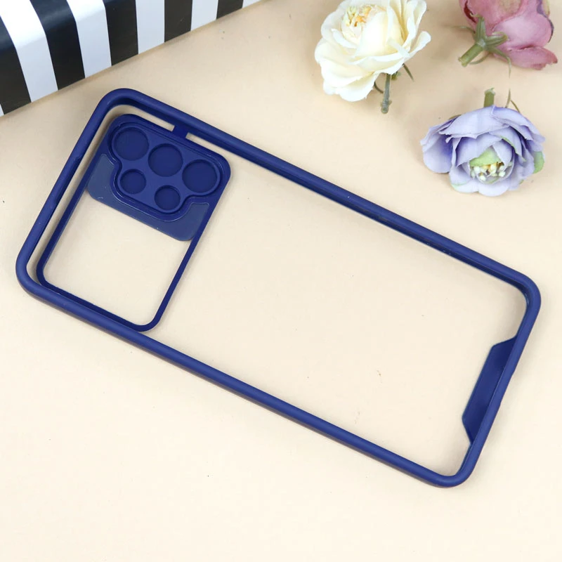 قاب PC شفاف محافظ لنزدار کشویی Samsung Galaxy A32 4G