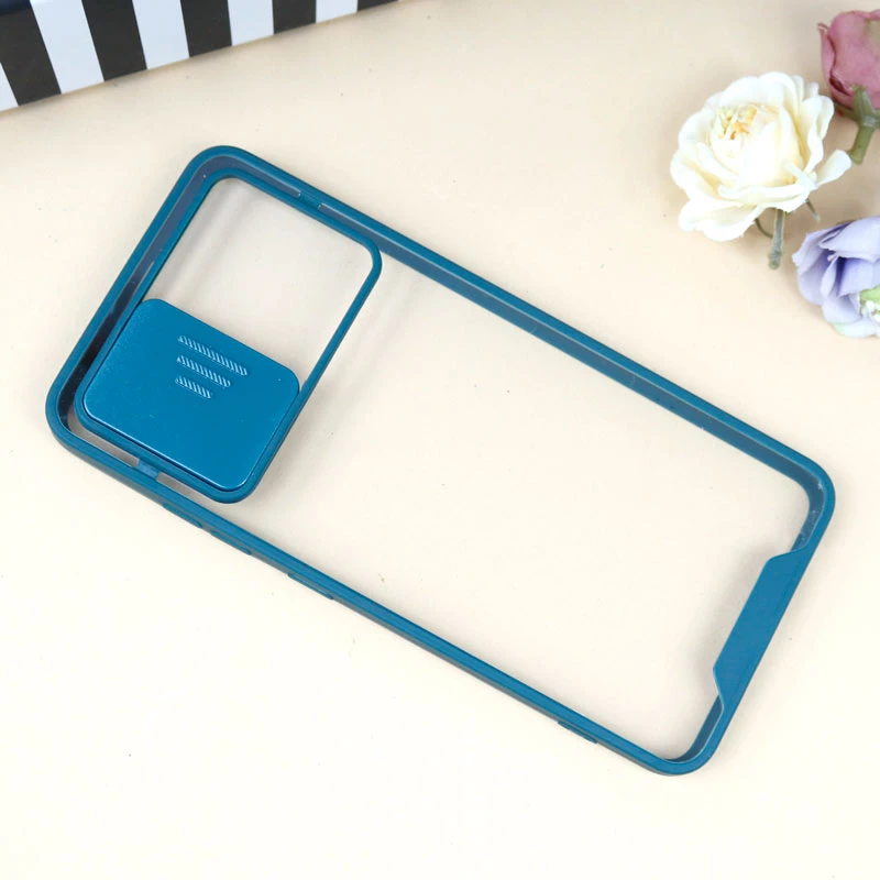 قاب PC شفاف محافظ لنزدار کشویی Samsung Galaxy A32 4G