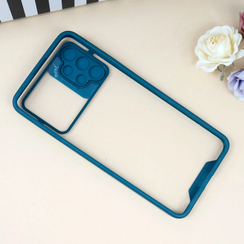 قاب PC شفاف محافظ لنزدار کشویی Samsung Galaxy A32 4G