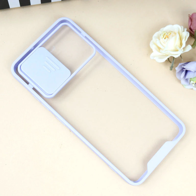 قاب PC شفاف محافظ لنزدار کشویی Samsung Galaxy A32 4G