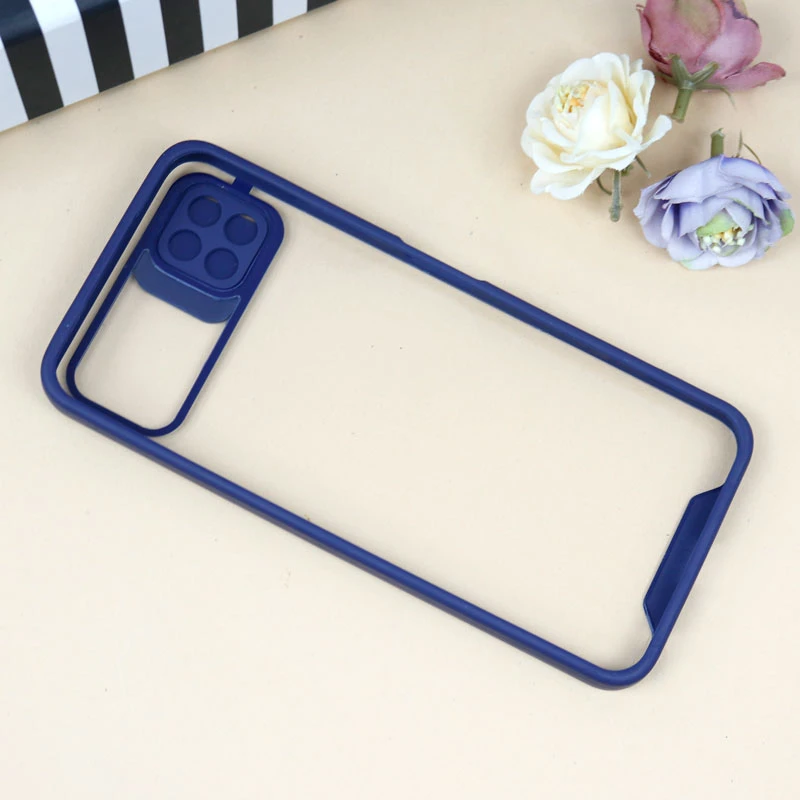 قاب PC شفاف محافظ لنزدار کشویی Samsung Galaxy A22 5G