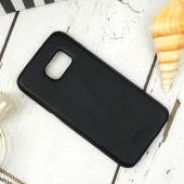 قاب چرمی ساده Samsung Galaxy S7 مشکی