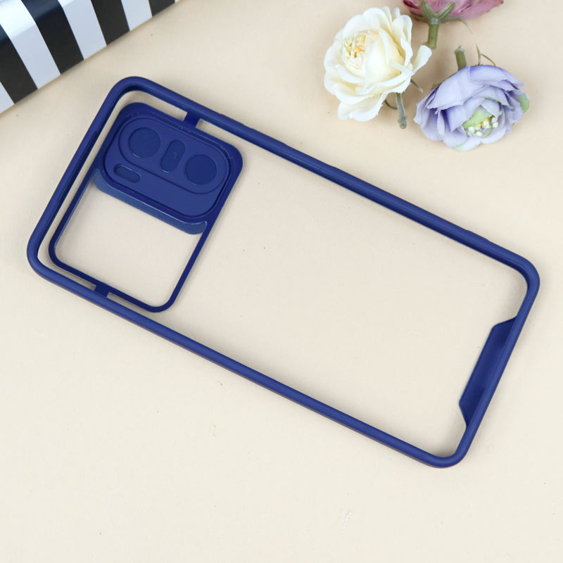 قاب PC شفاف محافظ لنزدار کشویی Xiaomi Poco F3