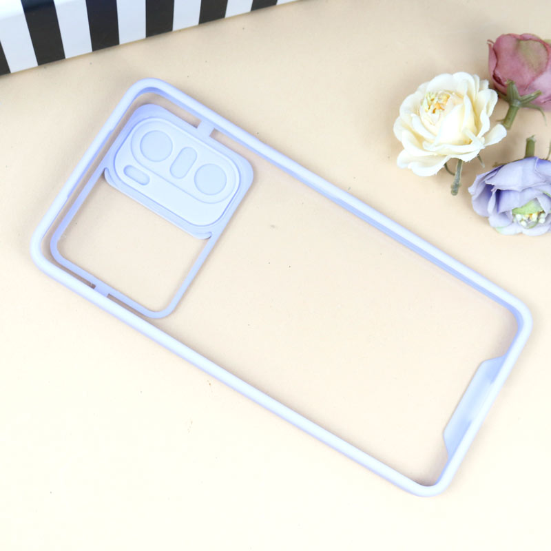 قاب PC شفاف محافظ لنزدار کشویی Xiaomi Poco F3