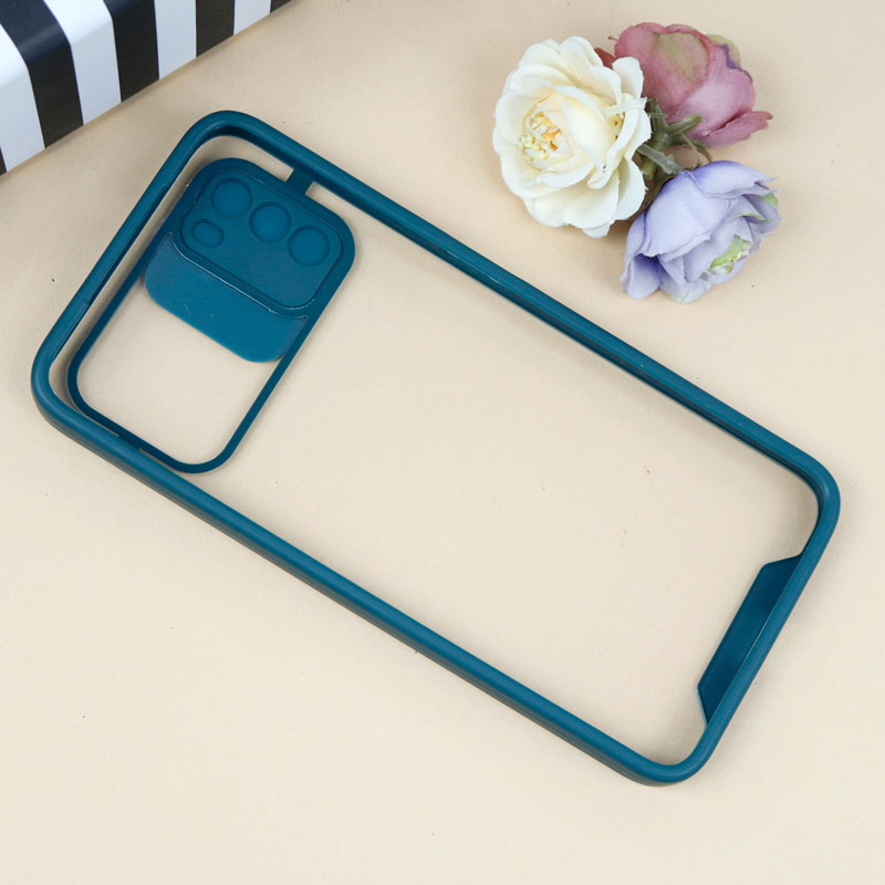 قاب PC شفاف محافظ لنزدار کشویی Xiaomi Poco M3