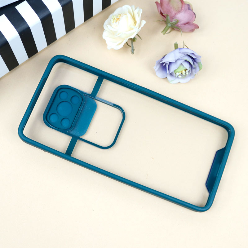قاب PC شفاف محافظ لنزدار کشویی Xiaomi Poco X3