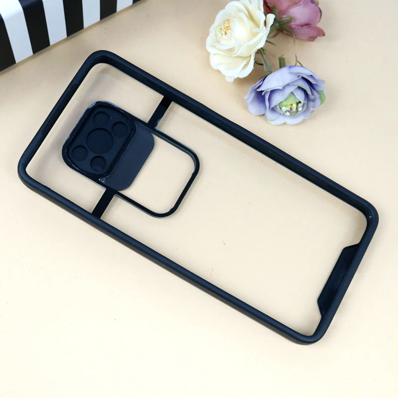 قاب PC شفاف محافظ لنزدار کشویی Xiaomi Poco X3