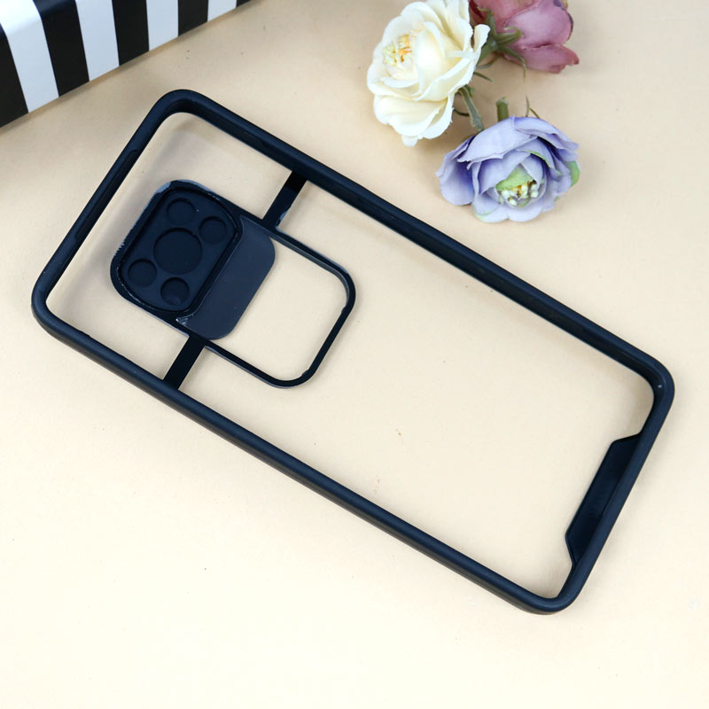 قاب PC شفاف محافظ لنزدار کشویی Xiaomi Poco X3
