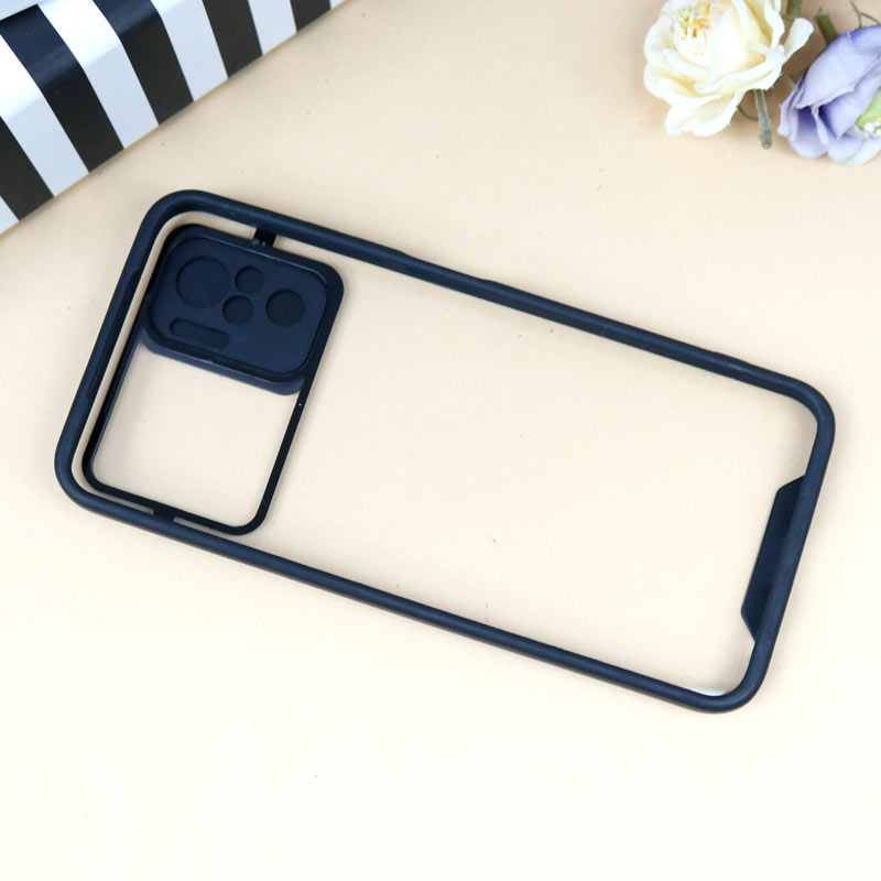 قاب PC شفاف محافظ لنزدار کشویی Xiaomi Redmi Note 10