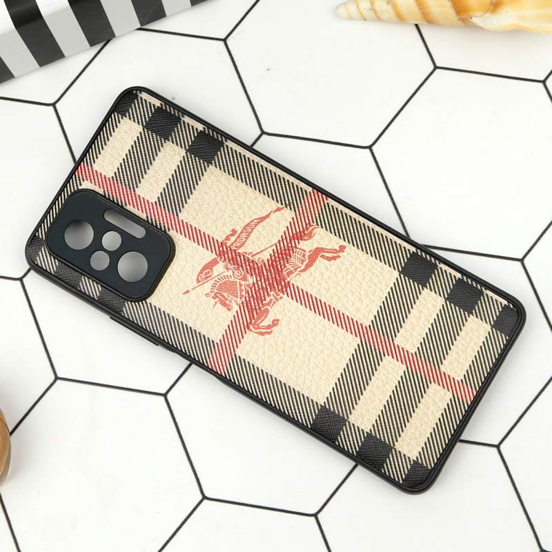 قاب محافظ لنزدار چرمی BURBERRY شیائومی Redmi Note 10 Pro
