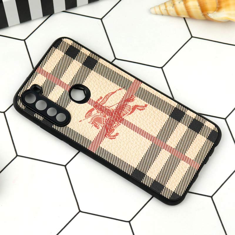 قاب محافظ لنزدار چرمی BURBERRY شیائومی Redmi Note 8