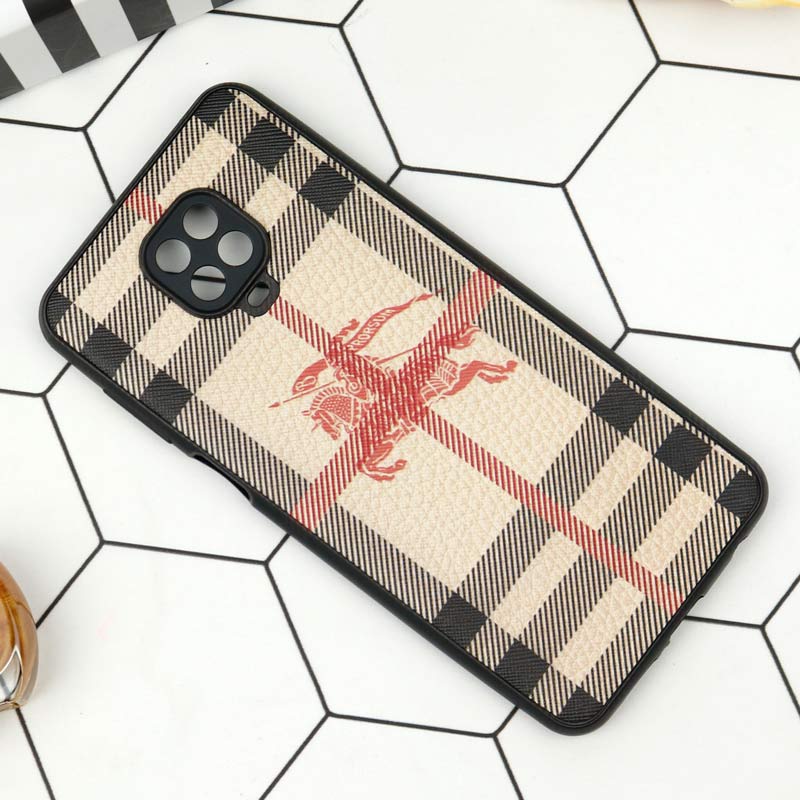 قاب محافظ لنزدار چرمی BURBERRY شیائومی Redmi Note 9s / Redmi Note 9 Pro