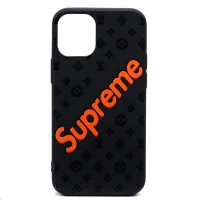 قاب طرحدار مشکی Superme آیفون iPhone 12 Mini