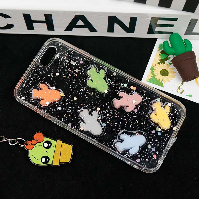 قاب فانتزی اپوکسی طرح کاکتوس iPhone 6/6s