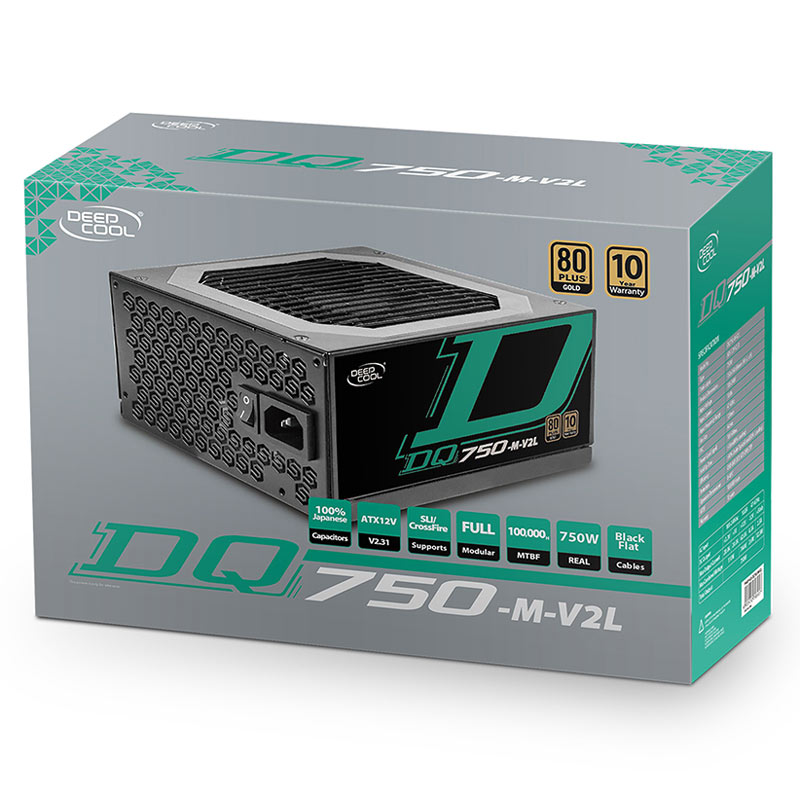پاور ماژولار 750 وات دیپ کول DeepCool DQ750-M-V2L Gold