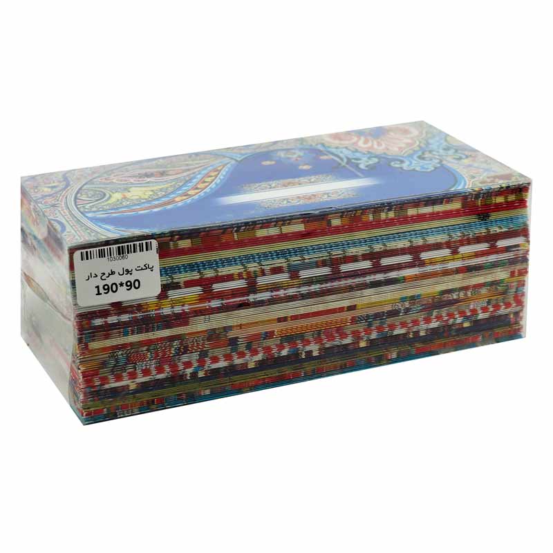 پاکت پول طرح دار 90x190mm