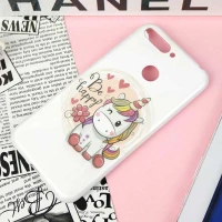 قاب فانتزی سفید طرح کارتونی Huawei Honor 7A