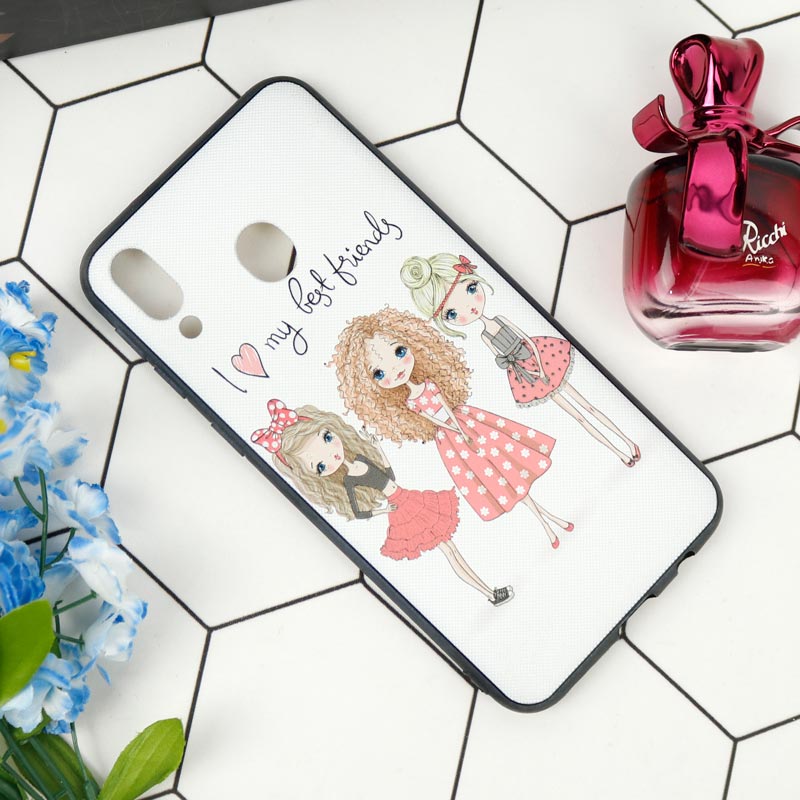 قاب فانتزی برجسته دخترانه Samsung Galaxy M20 سری 1