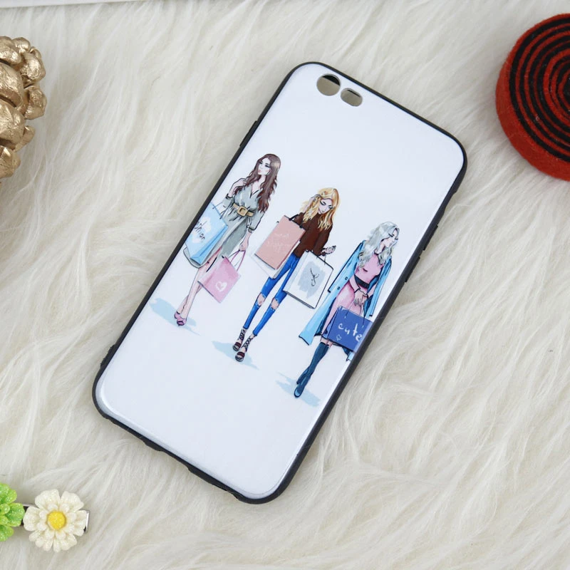 قاب فانتزی برجسته دخترانه کد 40 آیفون iPhone 6/6s سری 2